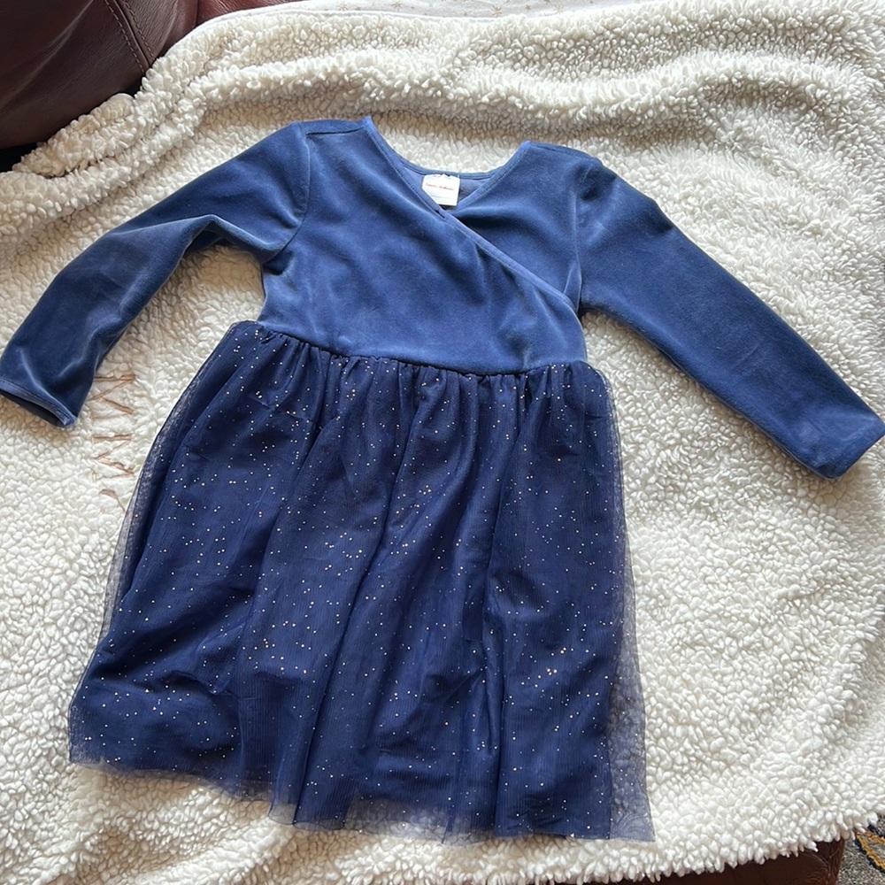Hanna Andersson velour twirl dress